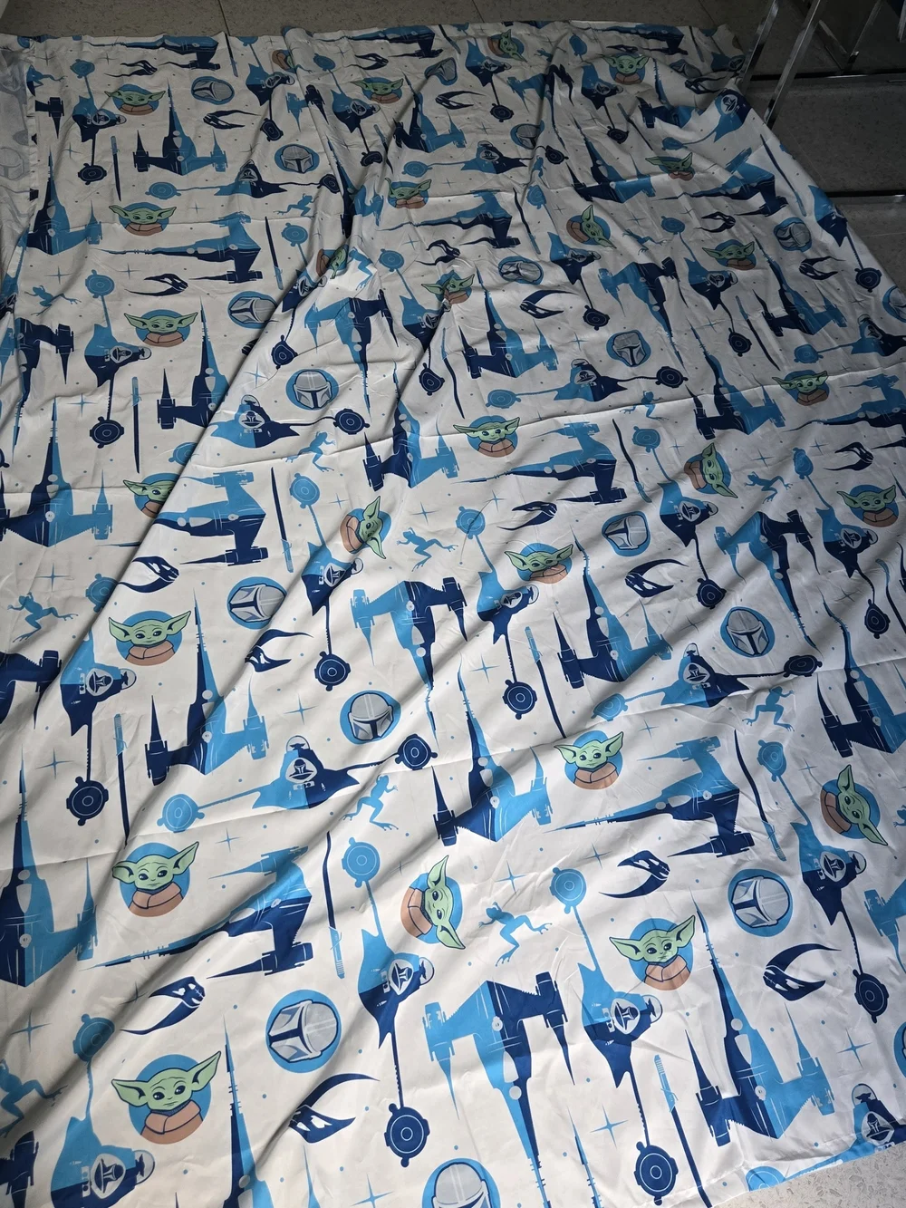 Star Wars The Mandalorian Flat Full Bed Sheet Grogu